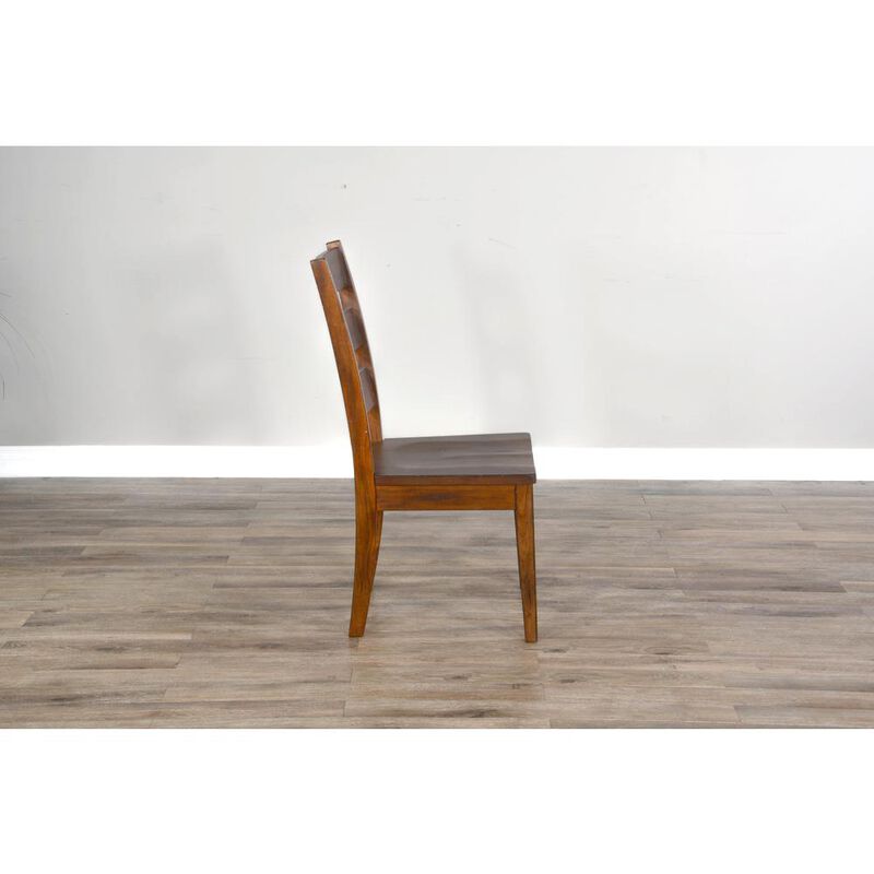 Sunny Designs Tuscany Ladderback Chair with Wood Seat