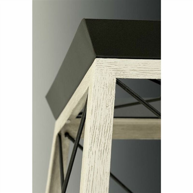Modern Farmhouse Lantern Chandelier – Graphite Dimmable Geometric Frame Light