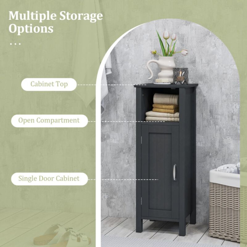 Hivvago Bathroom Storage Organizer with 2-Tier Cabinet