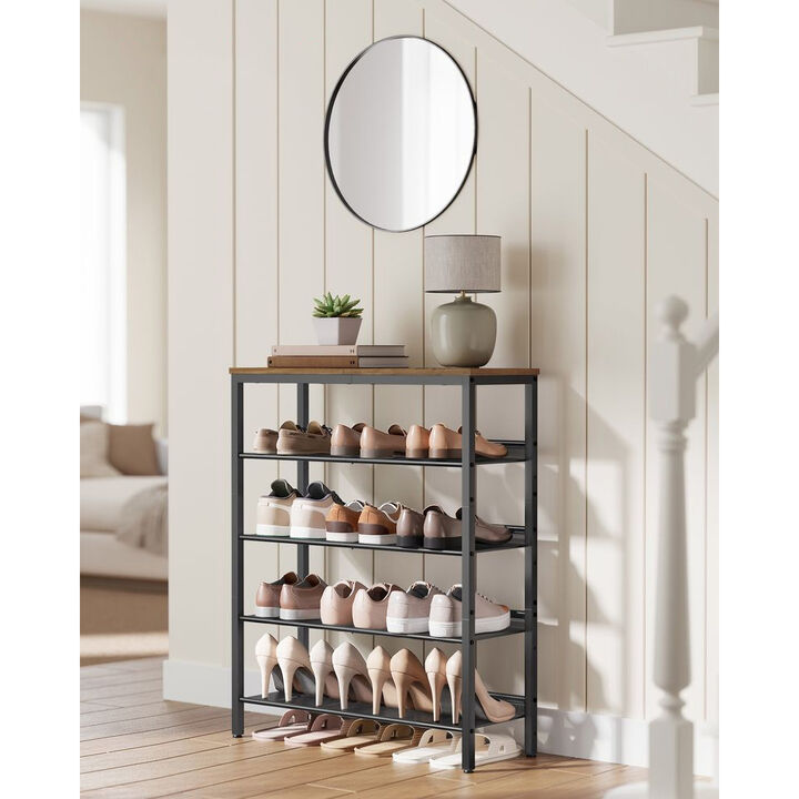 6-Tier Shoe Rack - Efficient Storage Solution for Organized Footwear