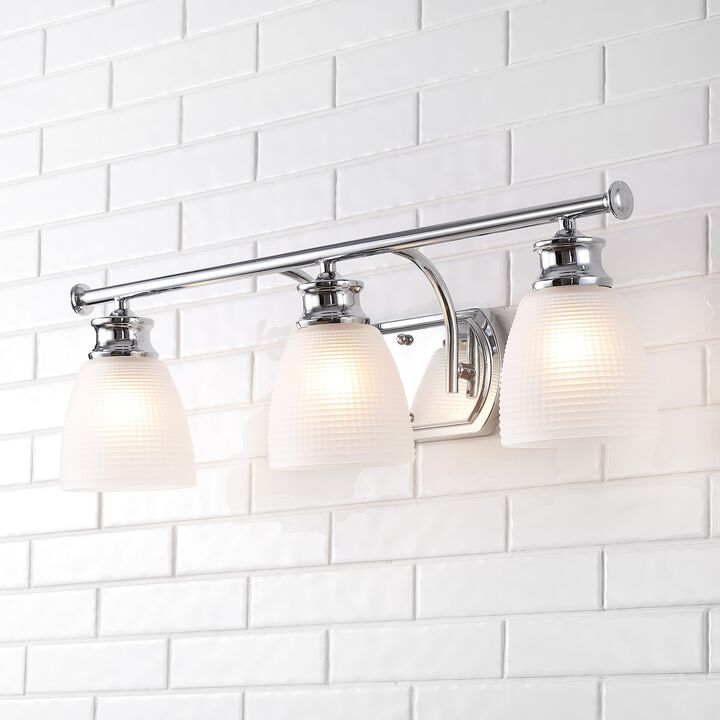 Beverly Metal/Glass Contemporary Modern LED Vanity Light
