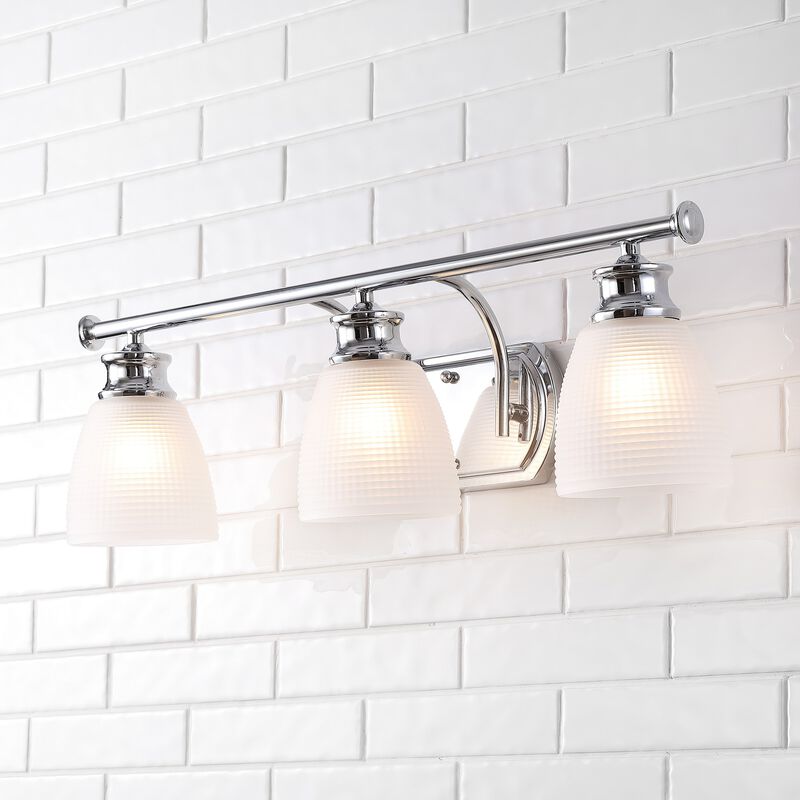 Beverly Metal/Glass Contemporary Modern LED Vanity Light