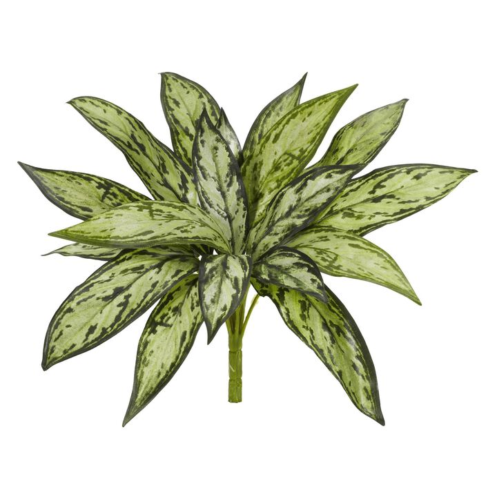 Nearly Natural 10-in Silver Queen Artificial Plant (Set of 6)