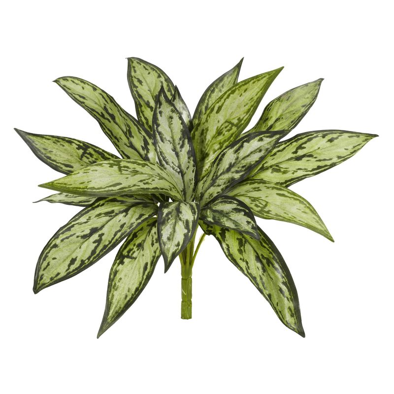Nearly Natural 10-in Silver Queen Artificial Plant (Set of 6)