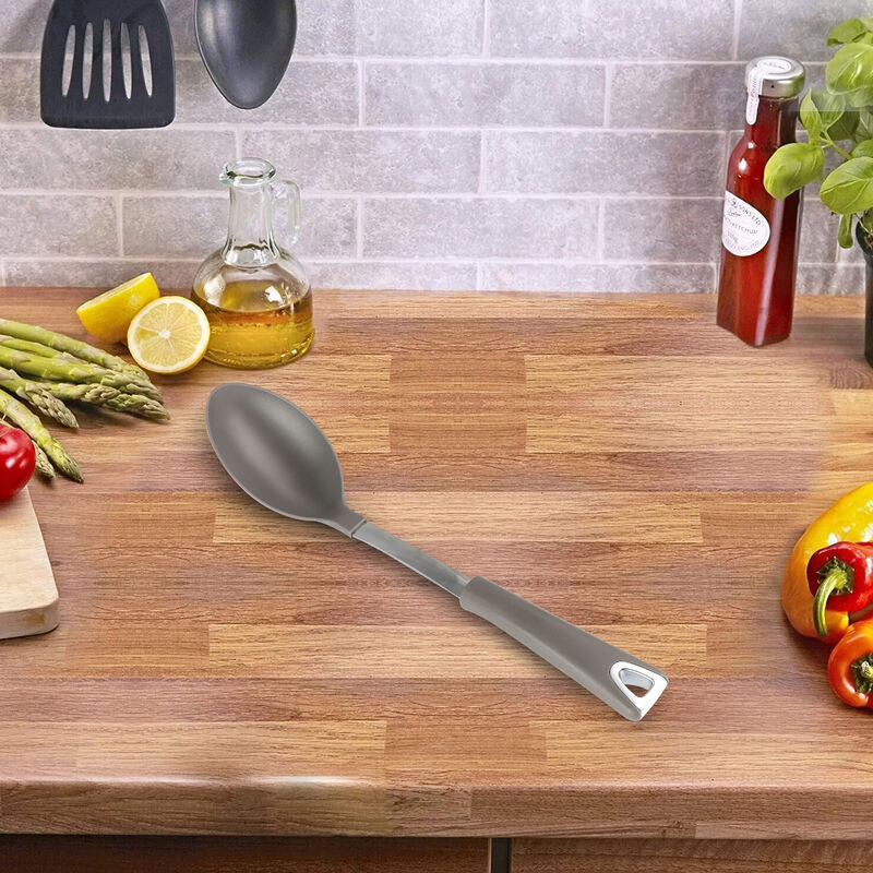 Martha Stewart Nylon Serving Spoon in Taupe