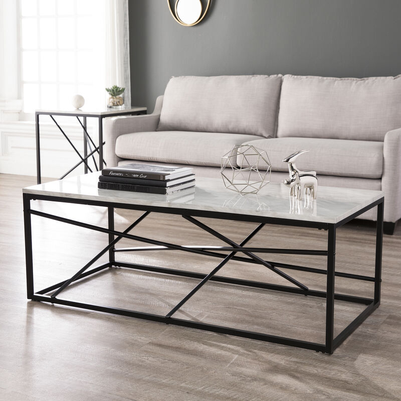 Aubrey Marble Cocktail Table