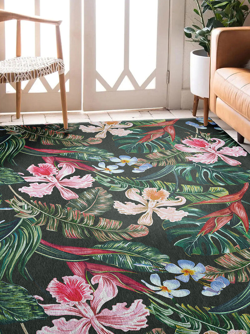 Tropics TC6 Black 3' x 5' Rug