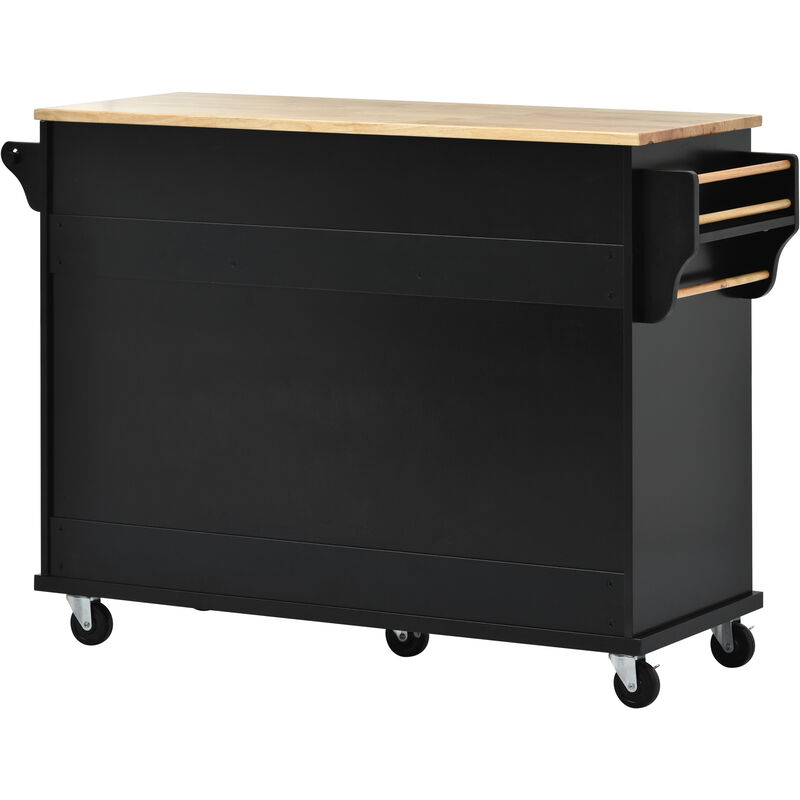 Merax Rolling Mobile Kitchen Island