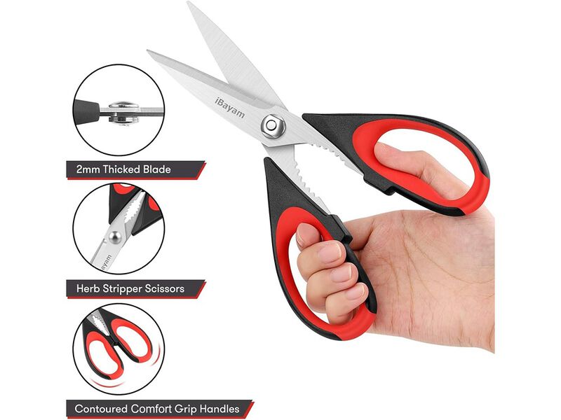 iBayam Kitchen Scissors All Purpose Heavy Duty