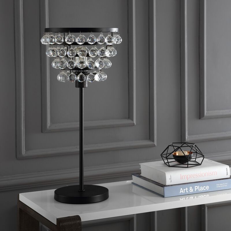 Buckingham Crystal/Metal Table Lamp