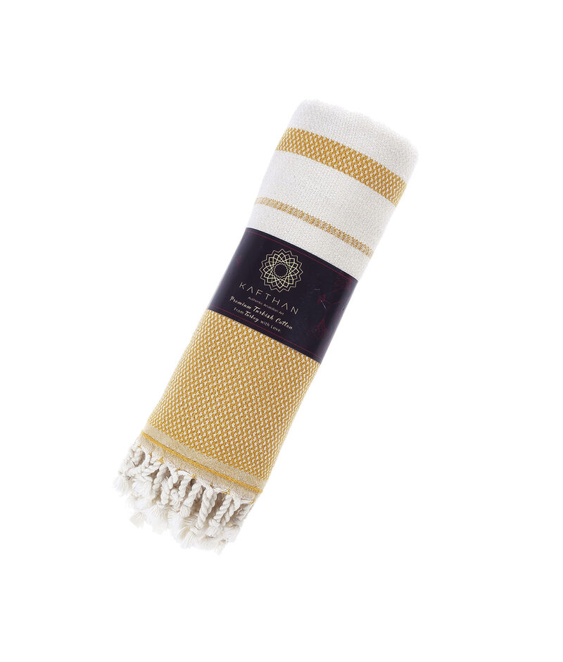 KAFTHAN Textile Bianca ? Turkish Cotton Single Bath and Beach Towel
