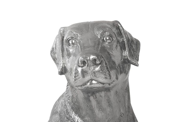 Sitting Labrador Sculpture