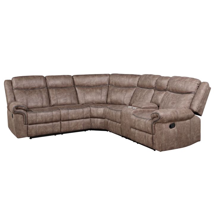 Two Tone Velvet Sectional Sofa Luxurious and Stylish Design