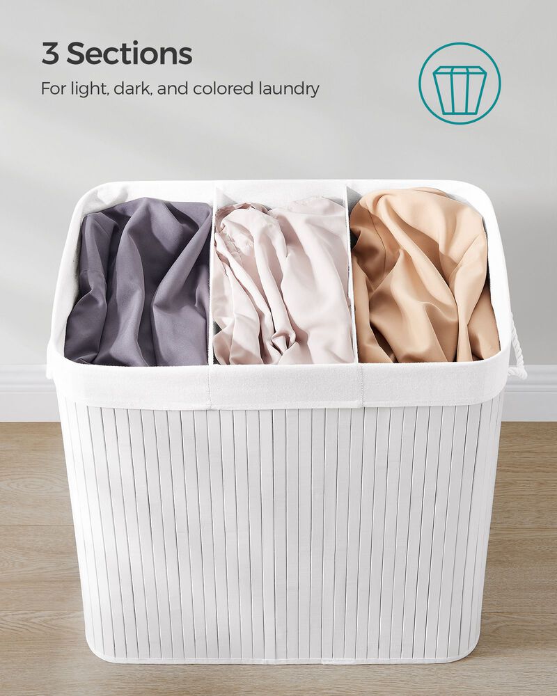 39.6-Gallon Laundry Hamper with Lid Large Capacity