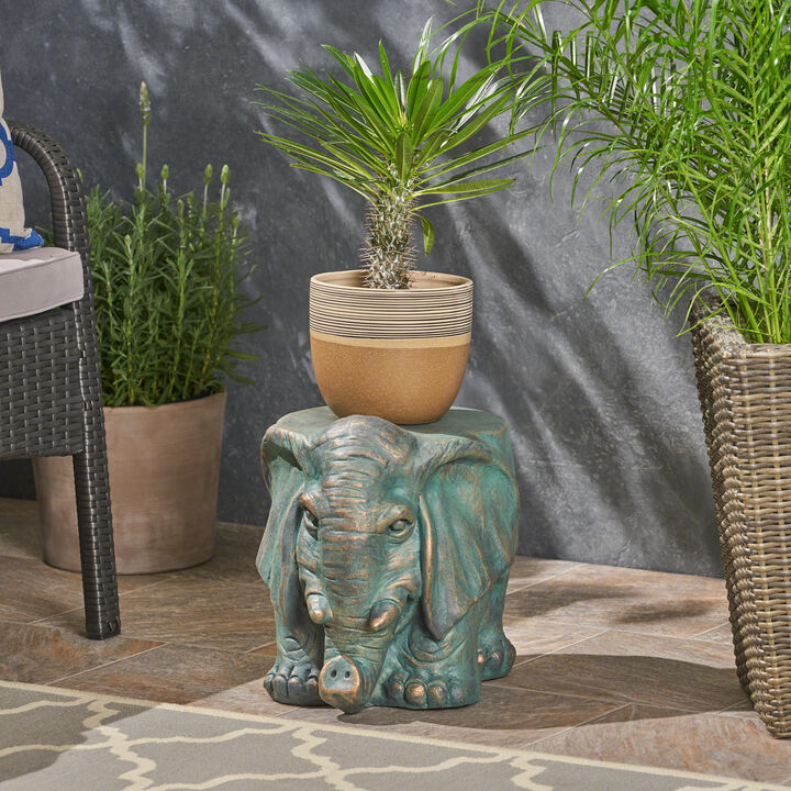 Streamdale Elephant Garden Stool Versatile Decor, Effortless Assembly