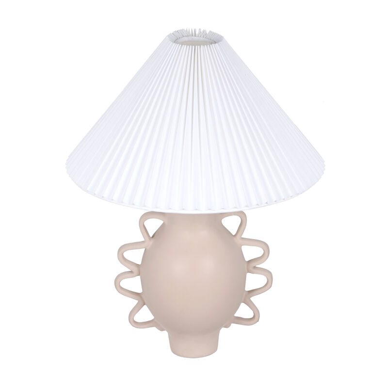 Hazza Black Pleated Table Lamp