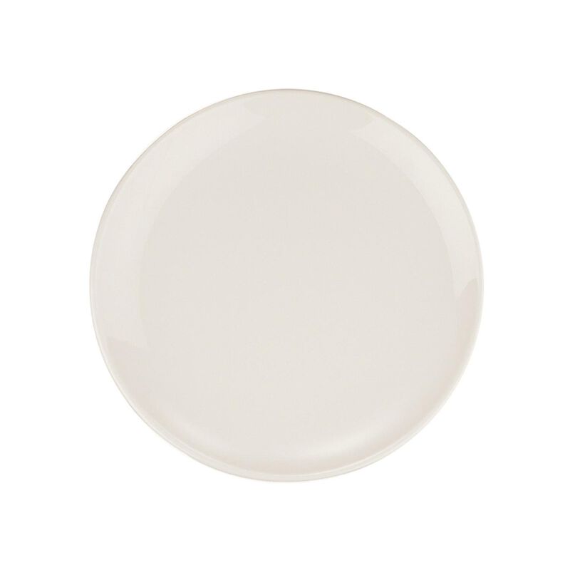 Gourmet dia.7.5" Round Warm White Porcelain Plate (Set of 4)