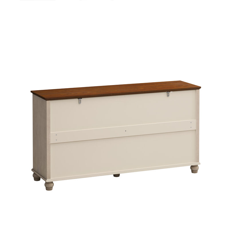 Merax European Antique Style 4-Door Sideboard Cabinet