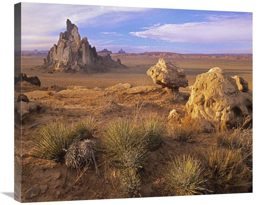 Church Rock, Monument Valley, Arizona-Canvas Art-30x24.9