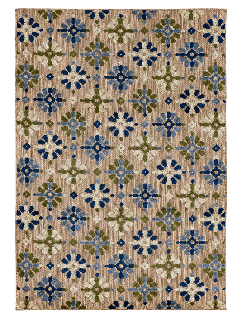 Cabana Cocoa Beach Multi 6' X 9' Rug