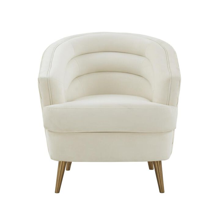 Belen Kox Luxe Ruched Velvet Accent Chair, Belen Kox