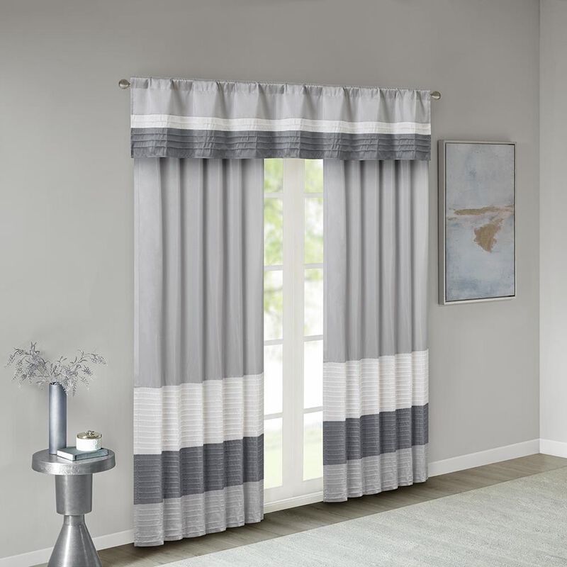 Belen Kox Modern Pintuck Valance, Belen Kox