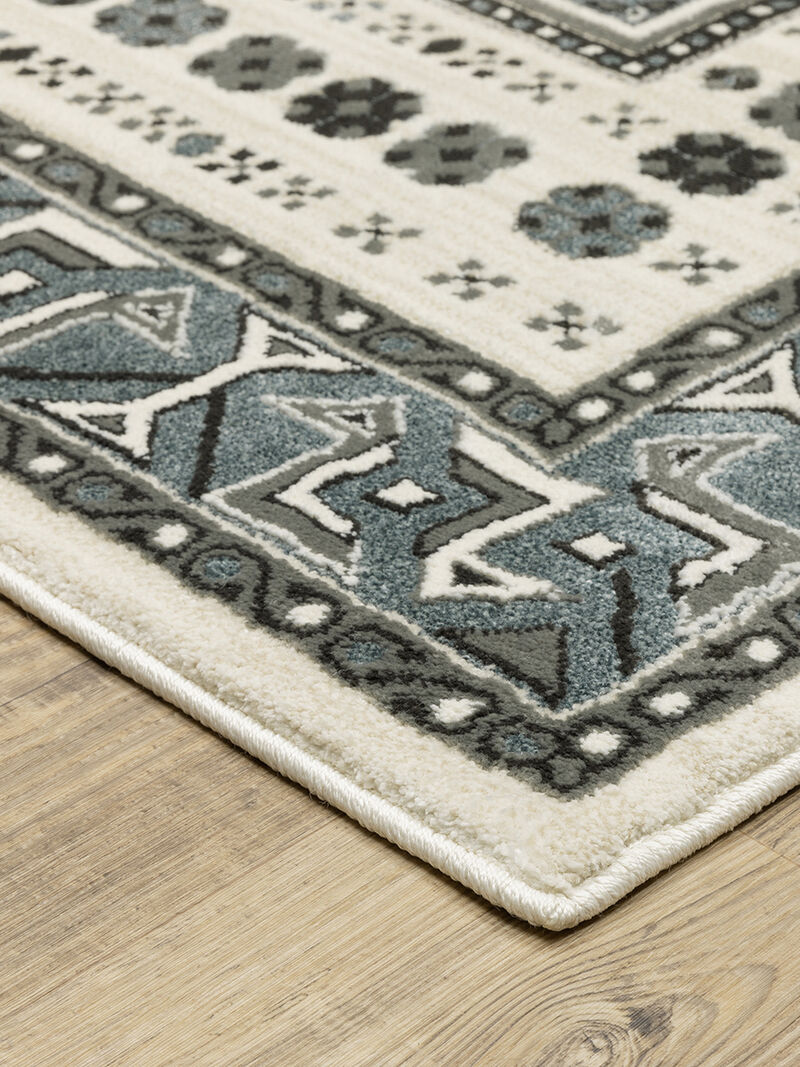 Raylan 3'3" x 5' Grey Rug