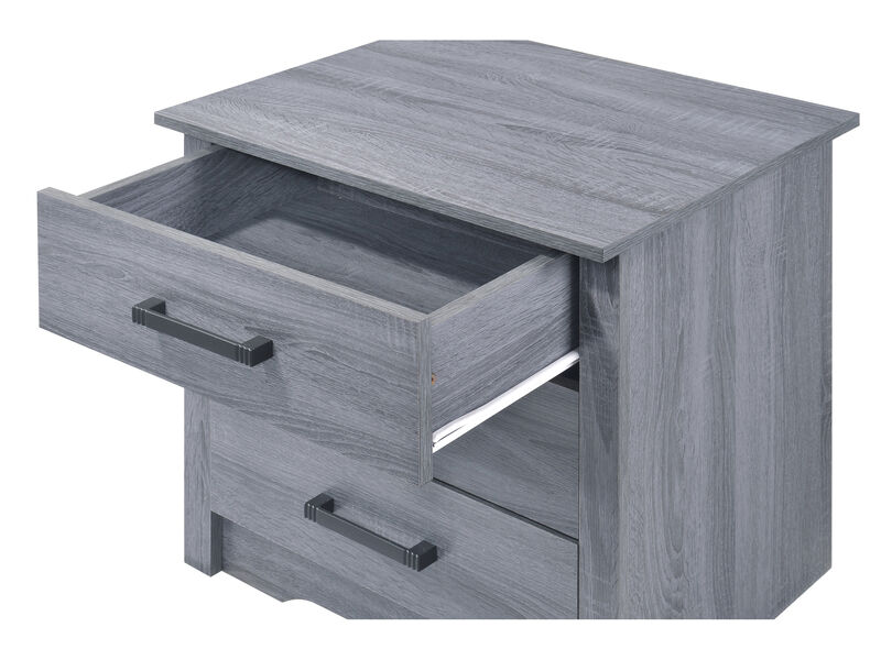 Hudson 3-Drawer Nightstand (23 in. H x 18 in. W x 22 in. D)