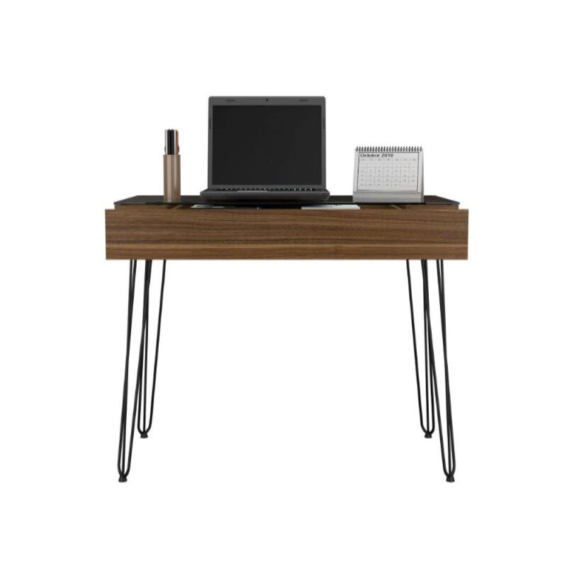 120 Drawer Desk Rolo, Office, Mahogany