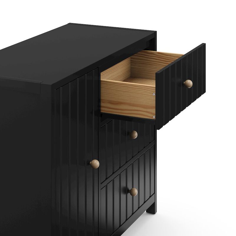 Graco Teddi Drawer Combo Dresser (Black)