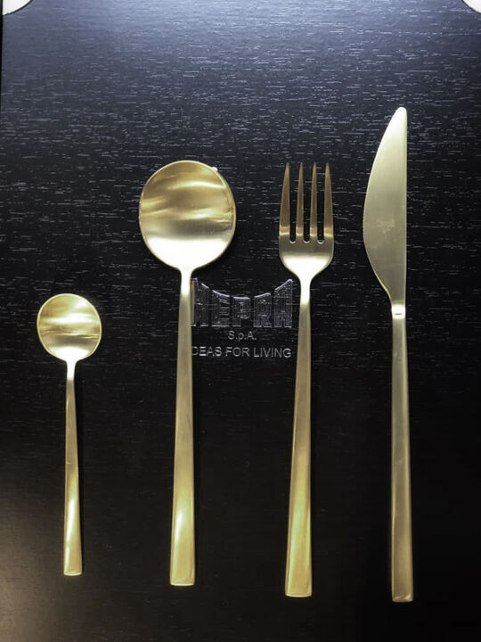 Movida 5-Piece Flatware in Set Ice Champagne