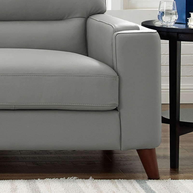 Elm Top Grain Leather Sofa