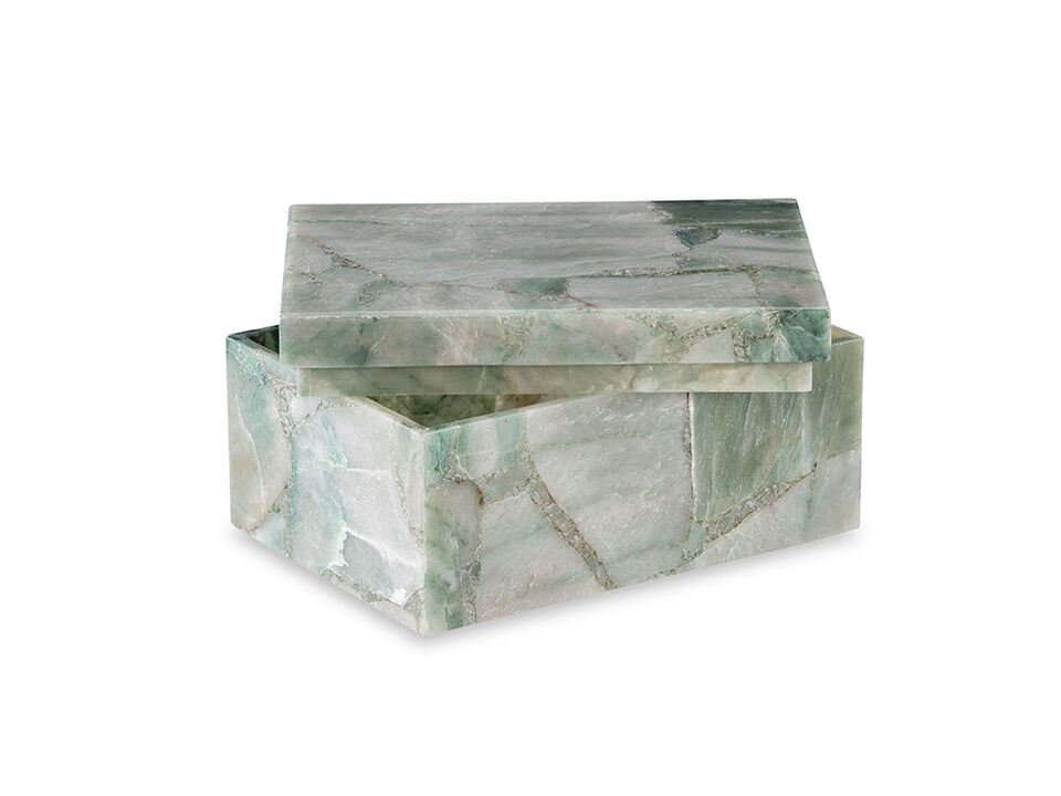 Large Green Aventurine Box