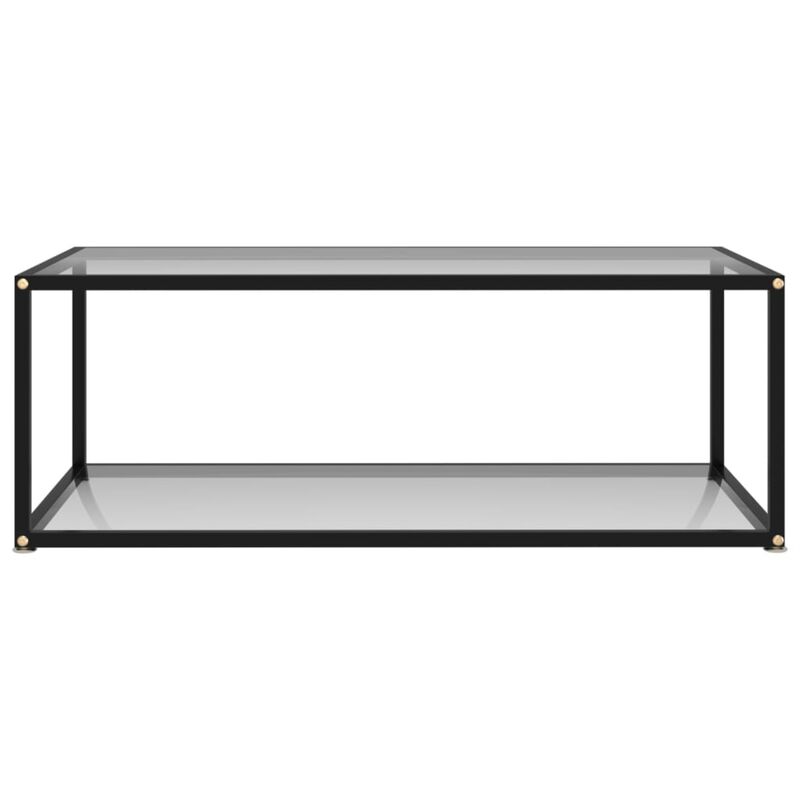 imasay Coffee Table Transparent 39.4"x19.7"x13.8" Tempered Glass