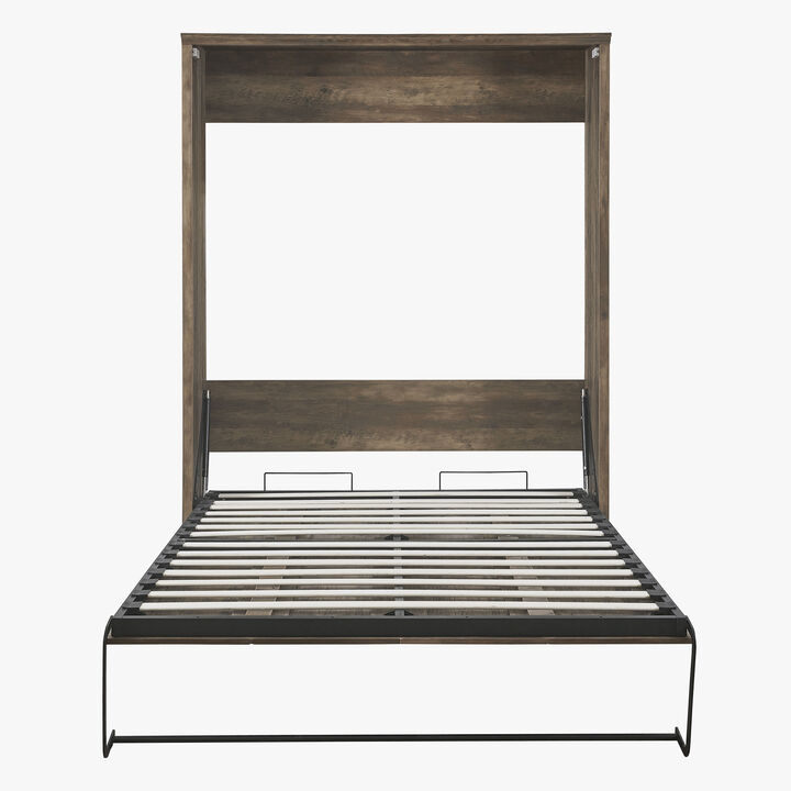 Merax Retro Style Murphy Bed  Wall Cabinet