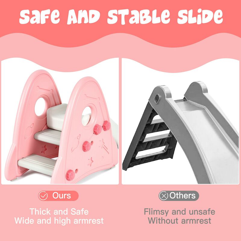 Freestanding Baby Slide Indoor First Play Climber Slide Set for Boys Girls