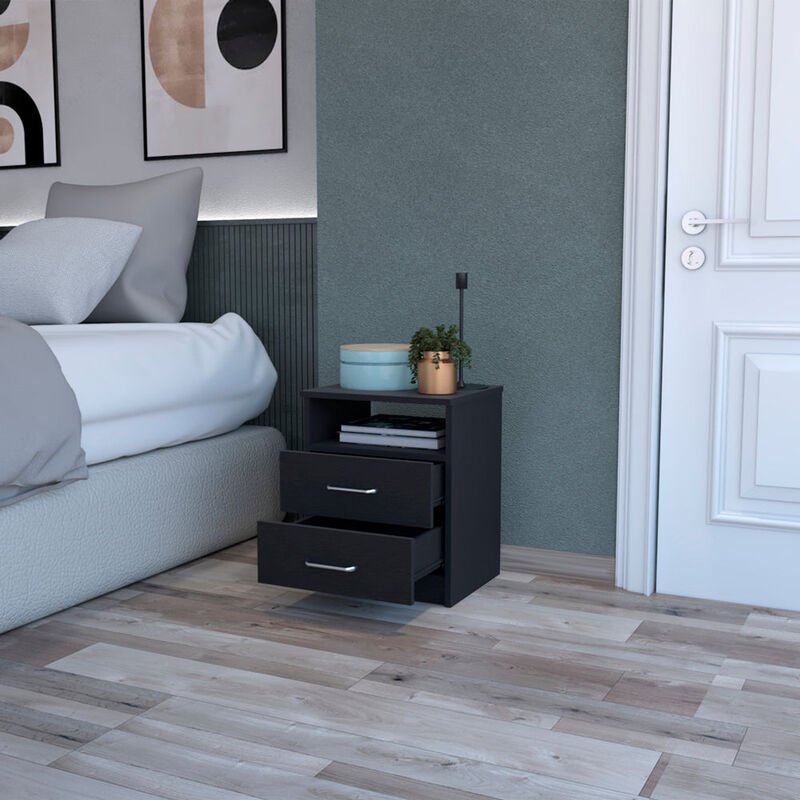 Nightstand Olivenza, Bedroom, Black