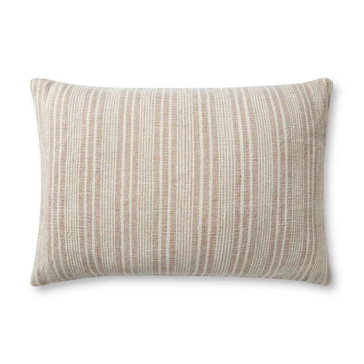 Elaine PMH0038 Cream/Beige 16''x26'' Cover Only by Magnolia Home by Joanna Gaines x Loloi