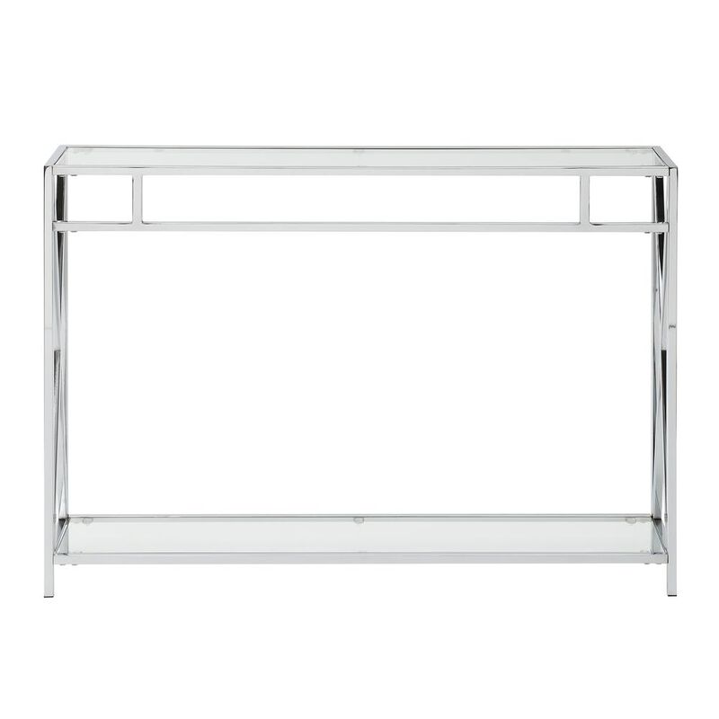 Convenience Concepts Oxford Chrome Console Table