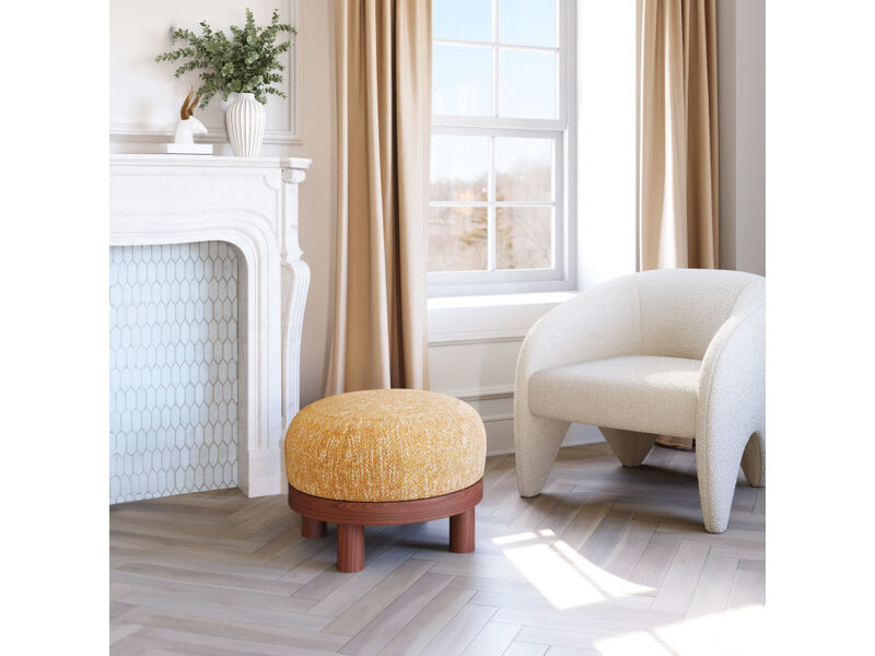 Gome Ottoman Oat Yellow