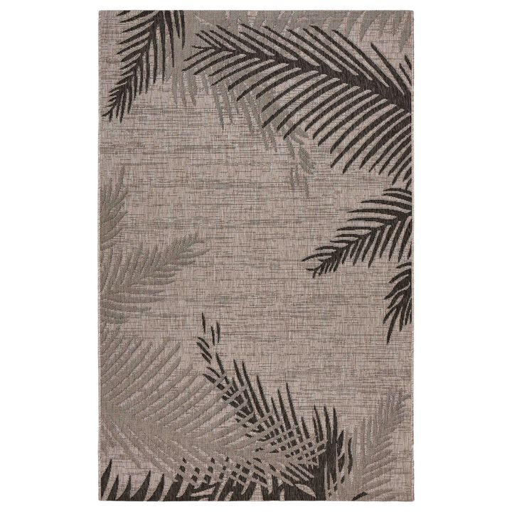 Palm Rectangular Outdoor Area Throw Rug