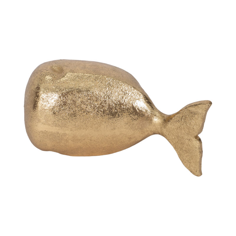 8" Polyresin Coastal Whale