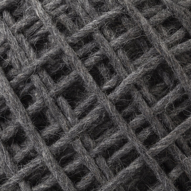 Allium Gray Pouf