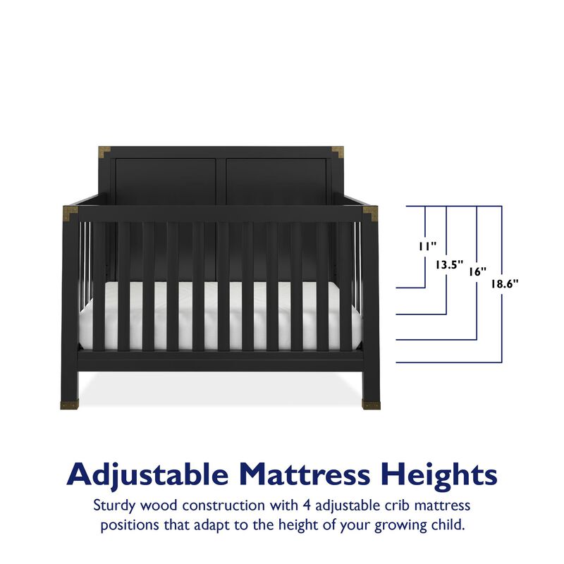 Baby Relax Frances 5-in-1 Convertible Crib