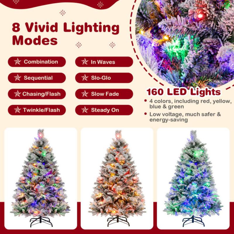 Artificial Xmas Tree with Pine Needles and LED Lights