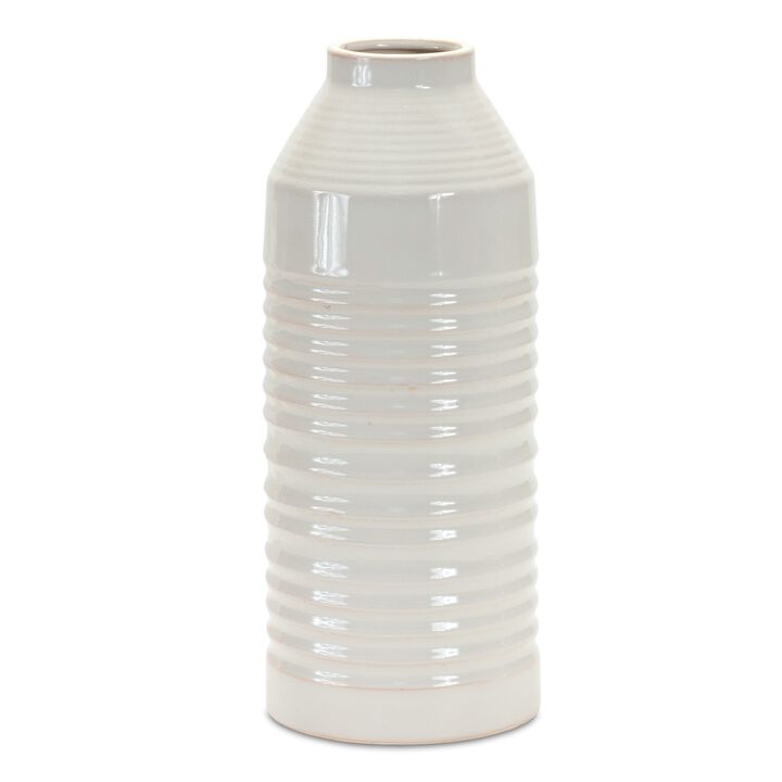 14" Terra Cotta Vase – Bold and Elegant Decorative Accent