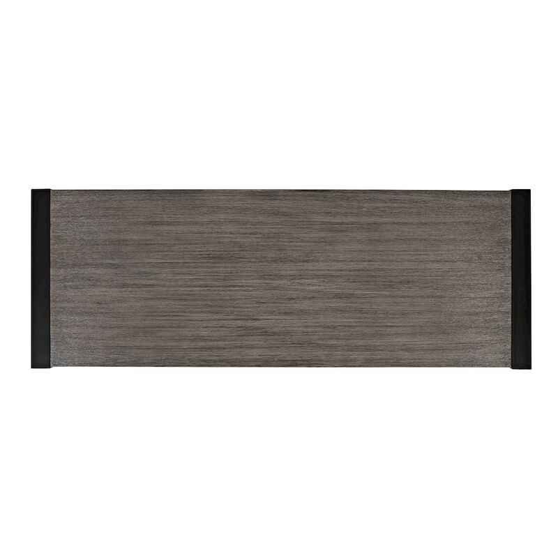 Jofran Pinnacle Modern Loft Iron and Wood Sofa Table