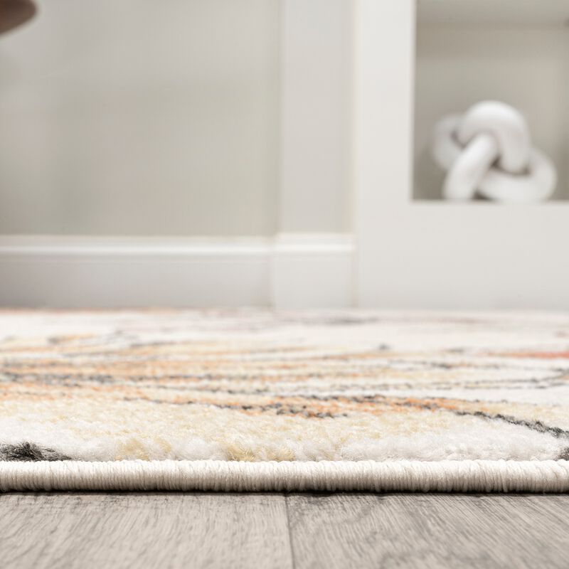Giglio Modern Botanical Flower Area Rug