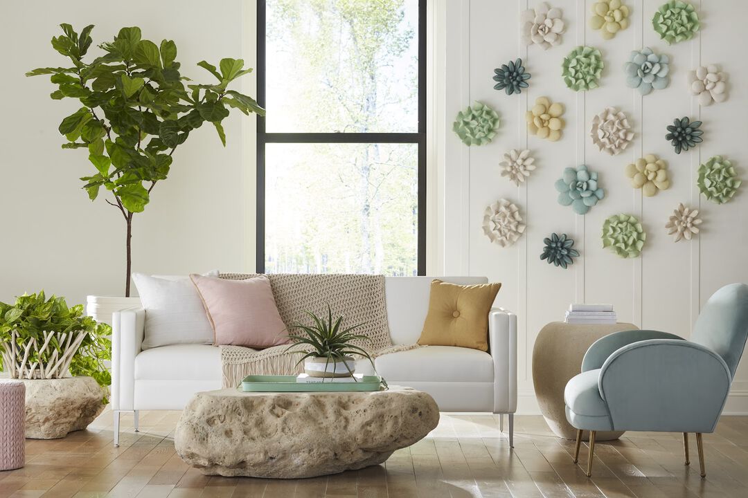 Laui Succulent Wall Art in Sage