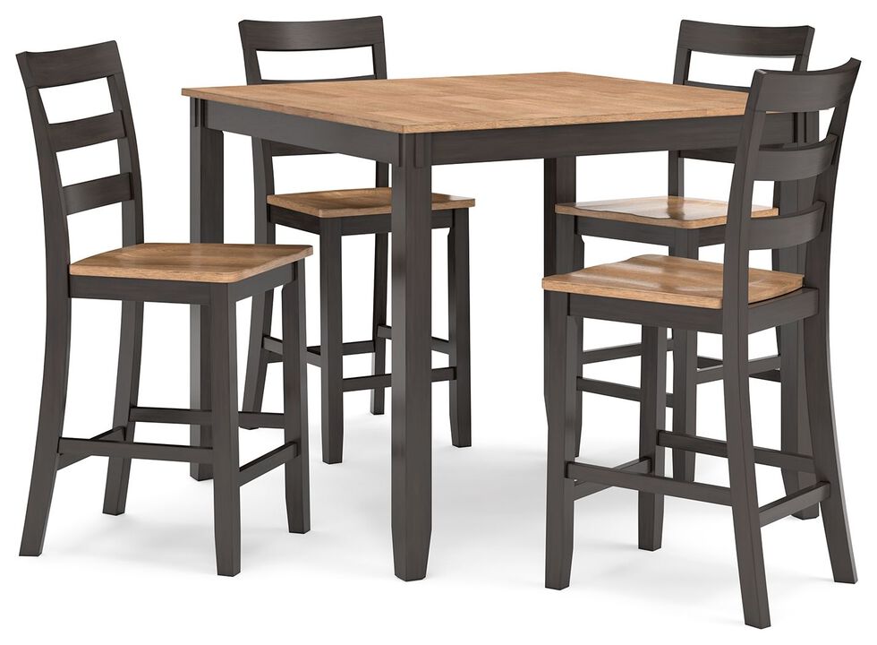 Gesthaven 5-Piece Counter Height Dining Set